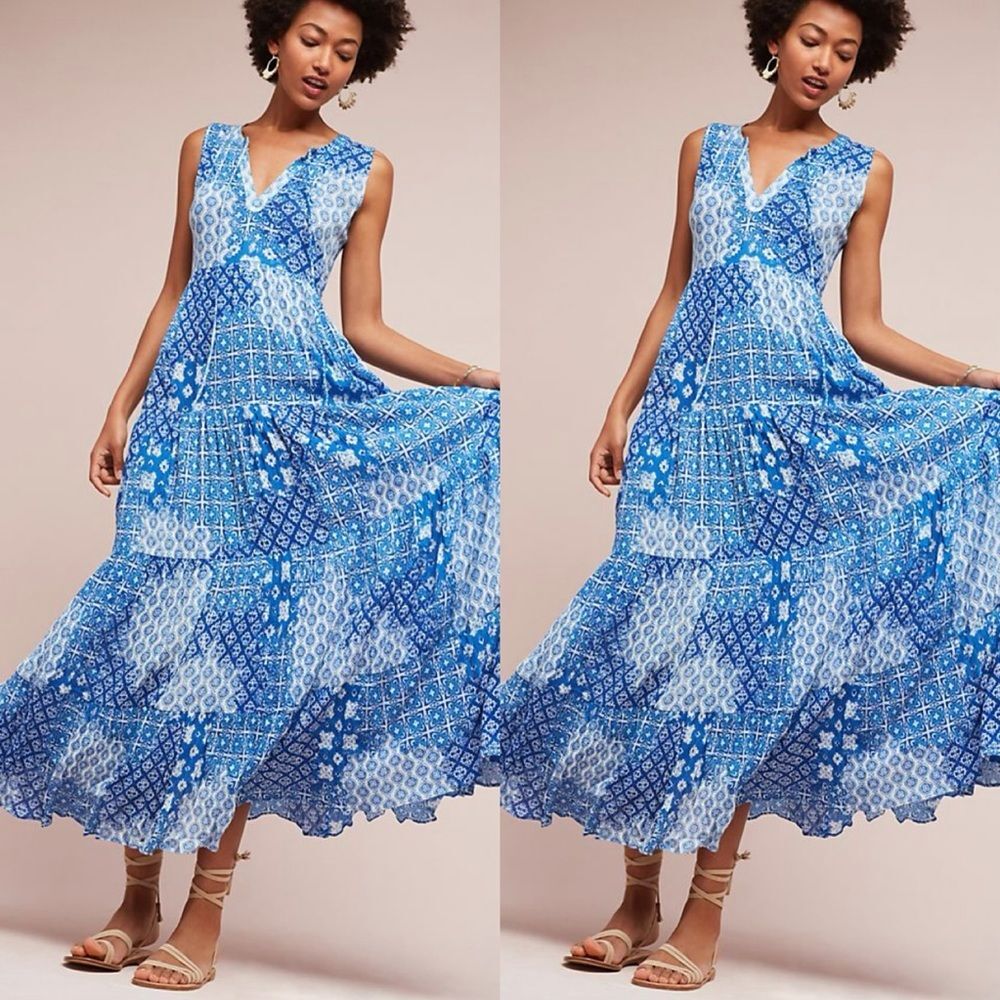 Anthropologie Cloud Nine Maxi Dress x Raga